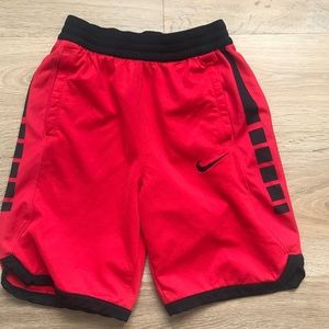 Nike red shorts
